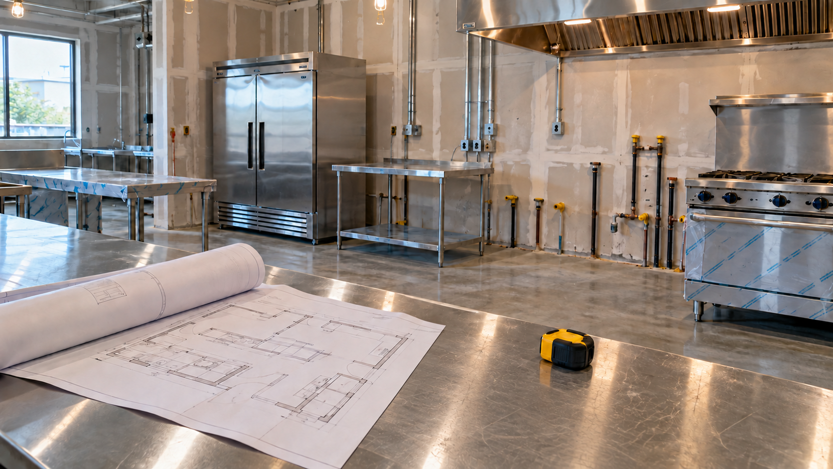 Restaurant equipment timeline for a 90-day commercial kitchen build-out